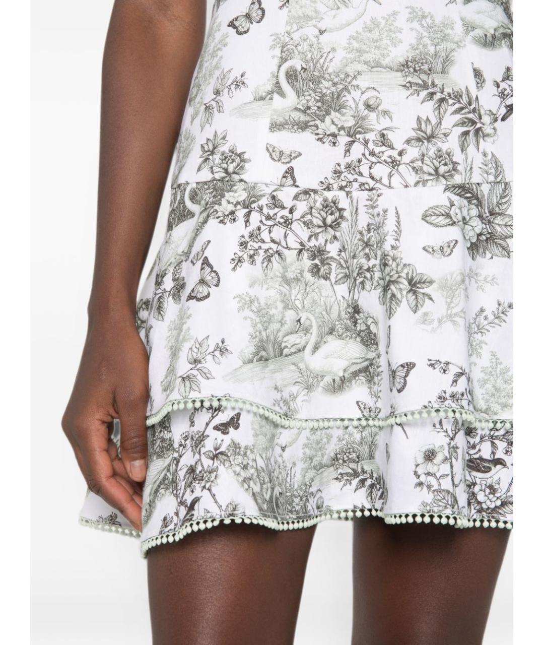ALICE+OLIVIA Белое повседневное платье, фото 2