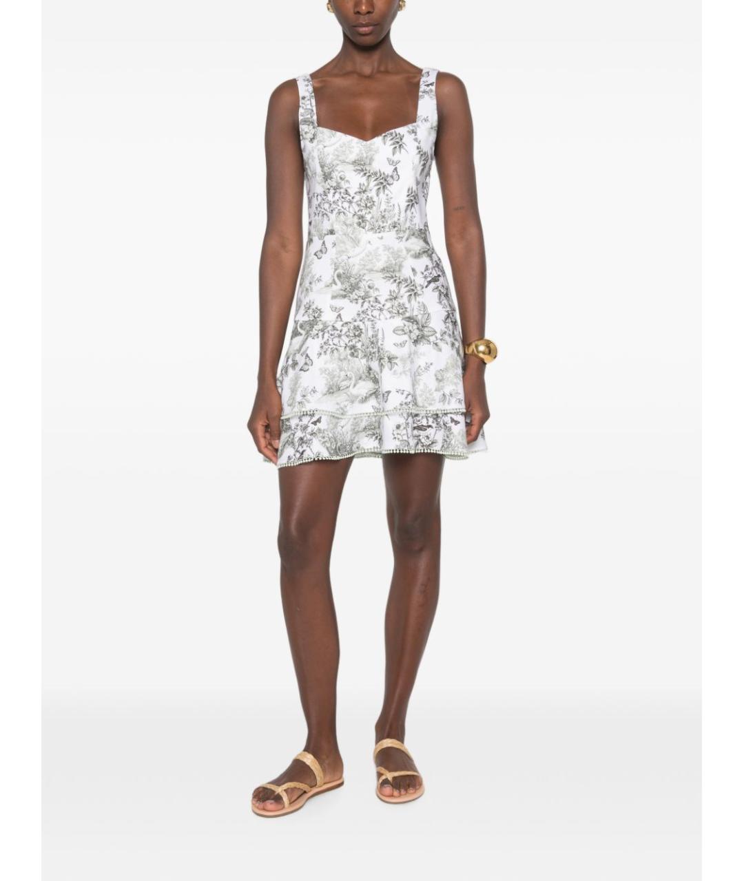 ALICE+OLIVIA Белое повседневное платье, фото 4
