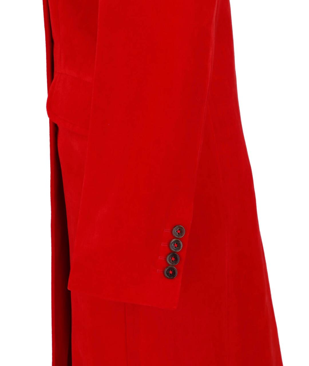 JIL SANDER Красное хлопковое пальто, фото 3