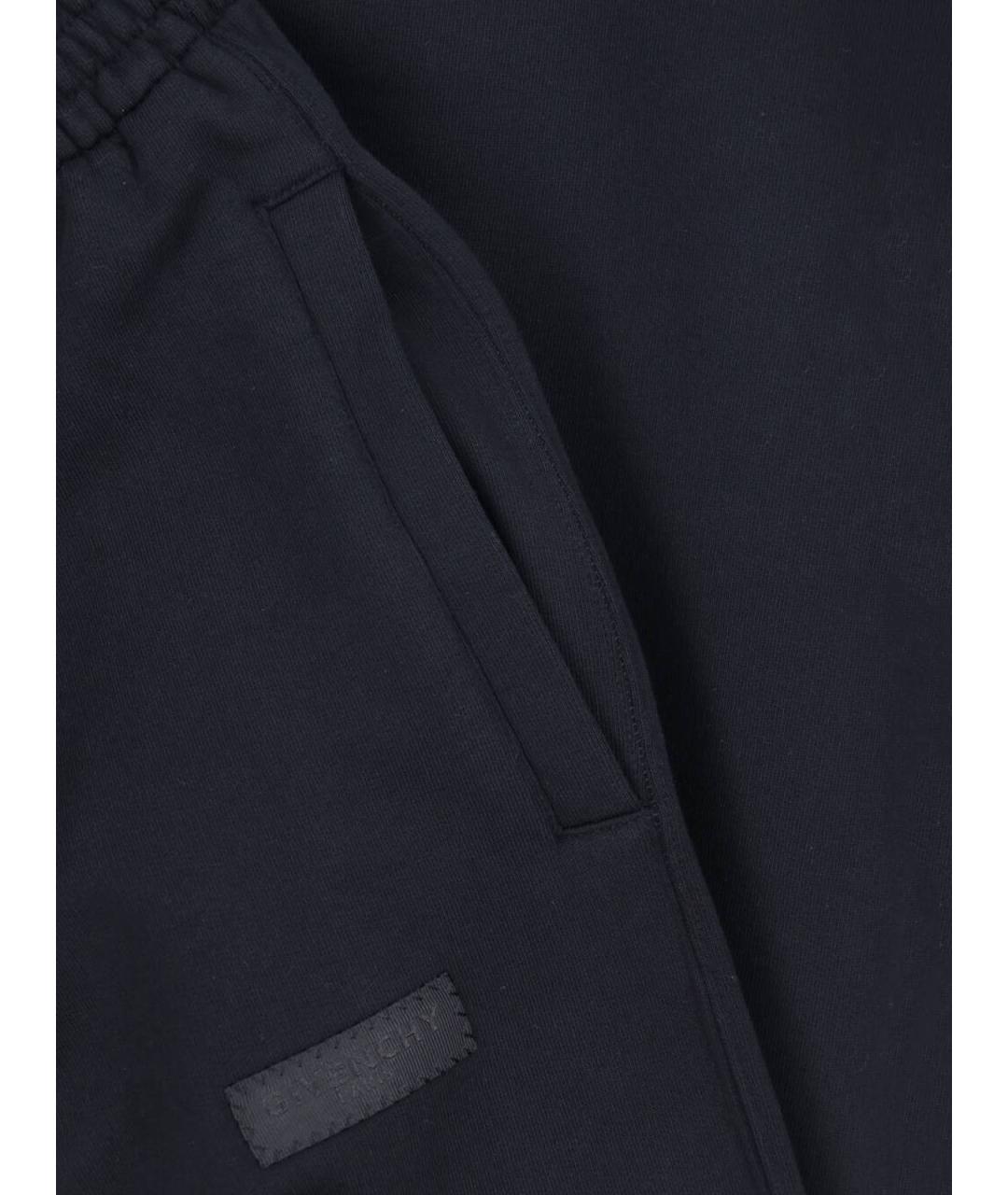 GIVENCHY Черные хлопковые повседневные брюки, фото 4