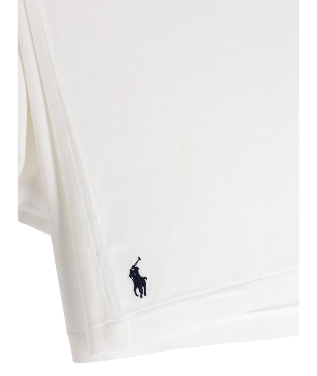 POLO RALPH LAUREN Белая хлопковая футболка, фото 3