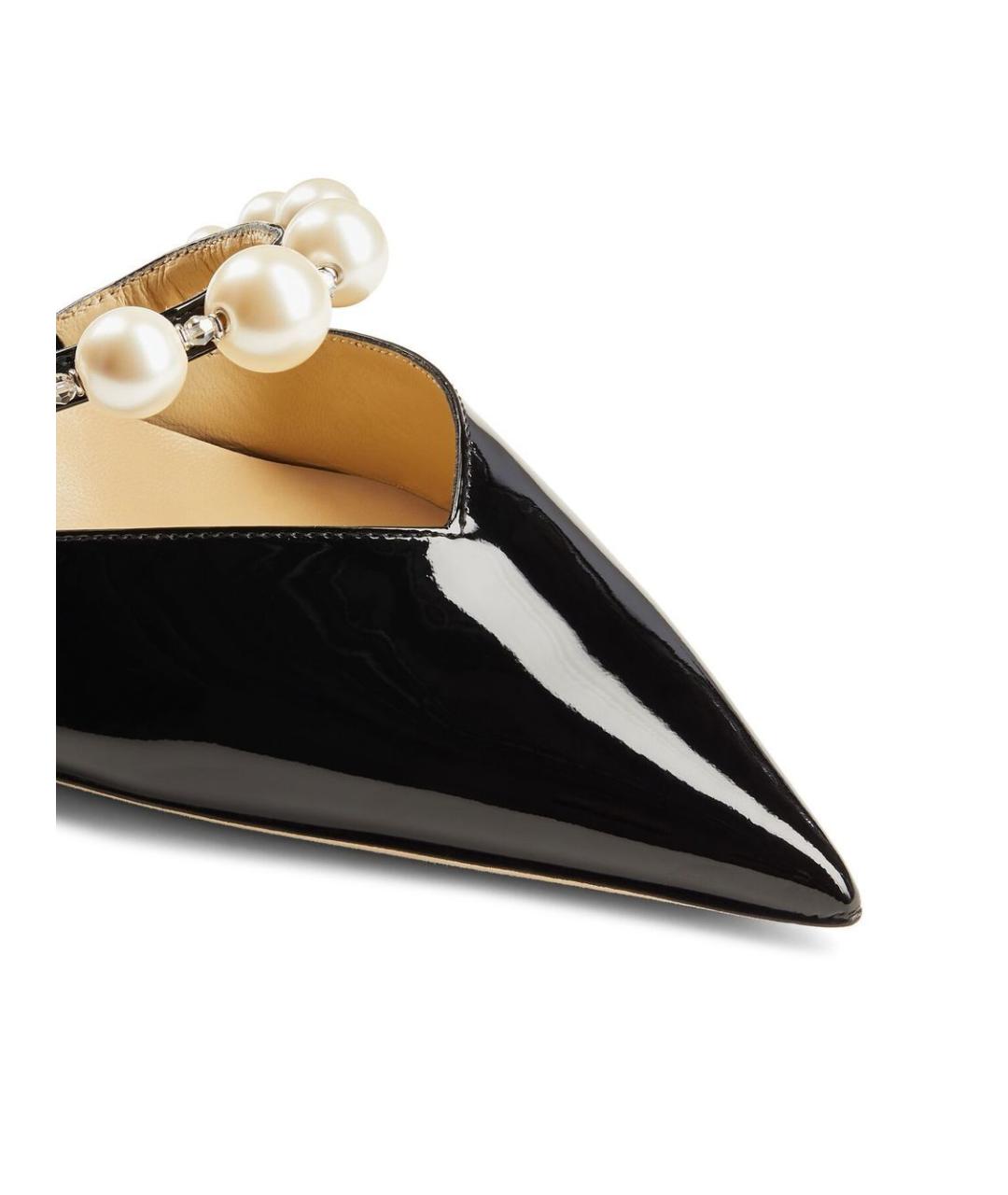 JIMMY CHOO Черные туфли из лакированной кожи, фото 3