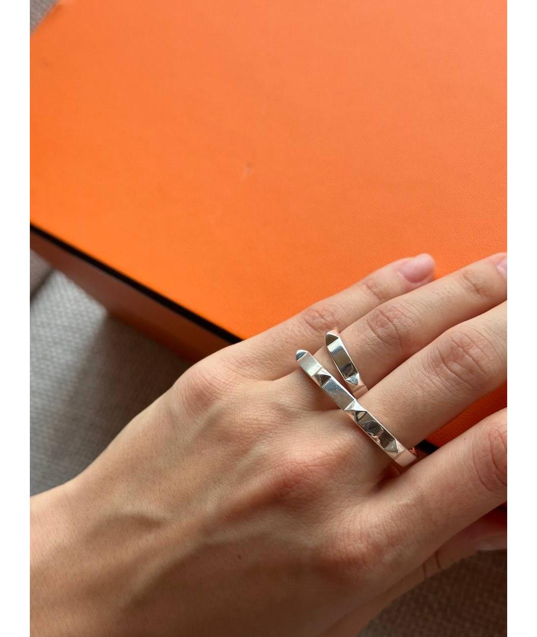 HERMES Серебряное серебряное кольцо, фото 2