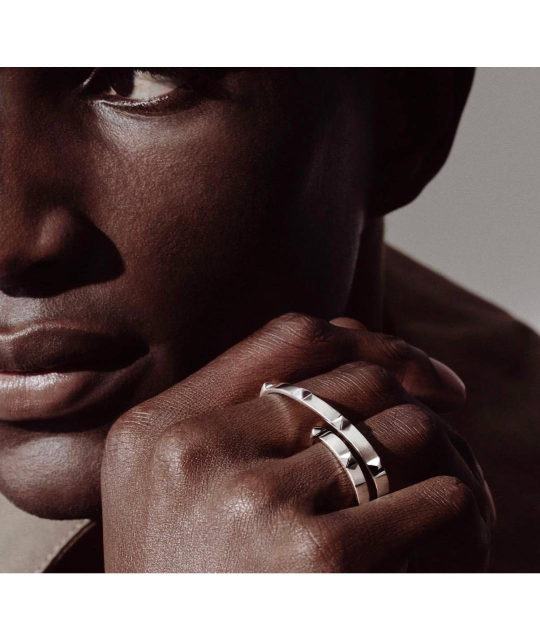 HERMES Серебряное серебряное кольцо, фото 4
