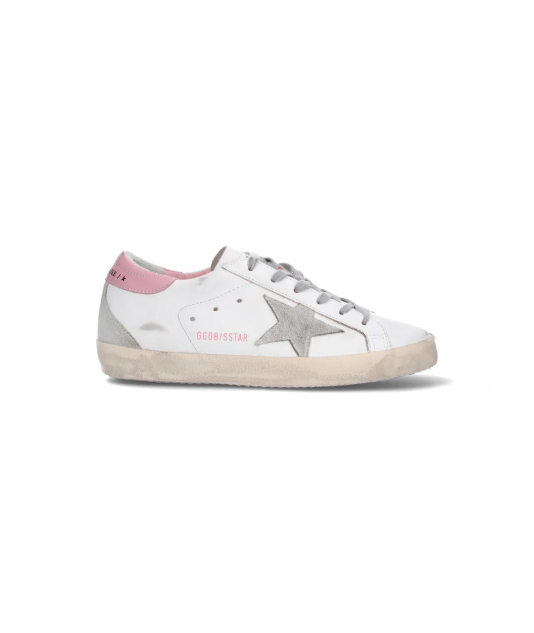 GOLDEN GOOSE DELUXE BRAND Белые кожаные кеды, фото 6