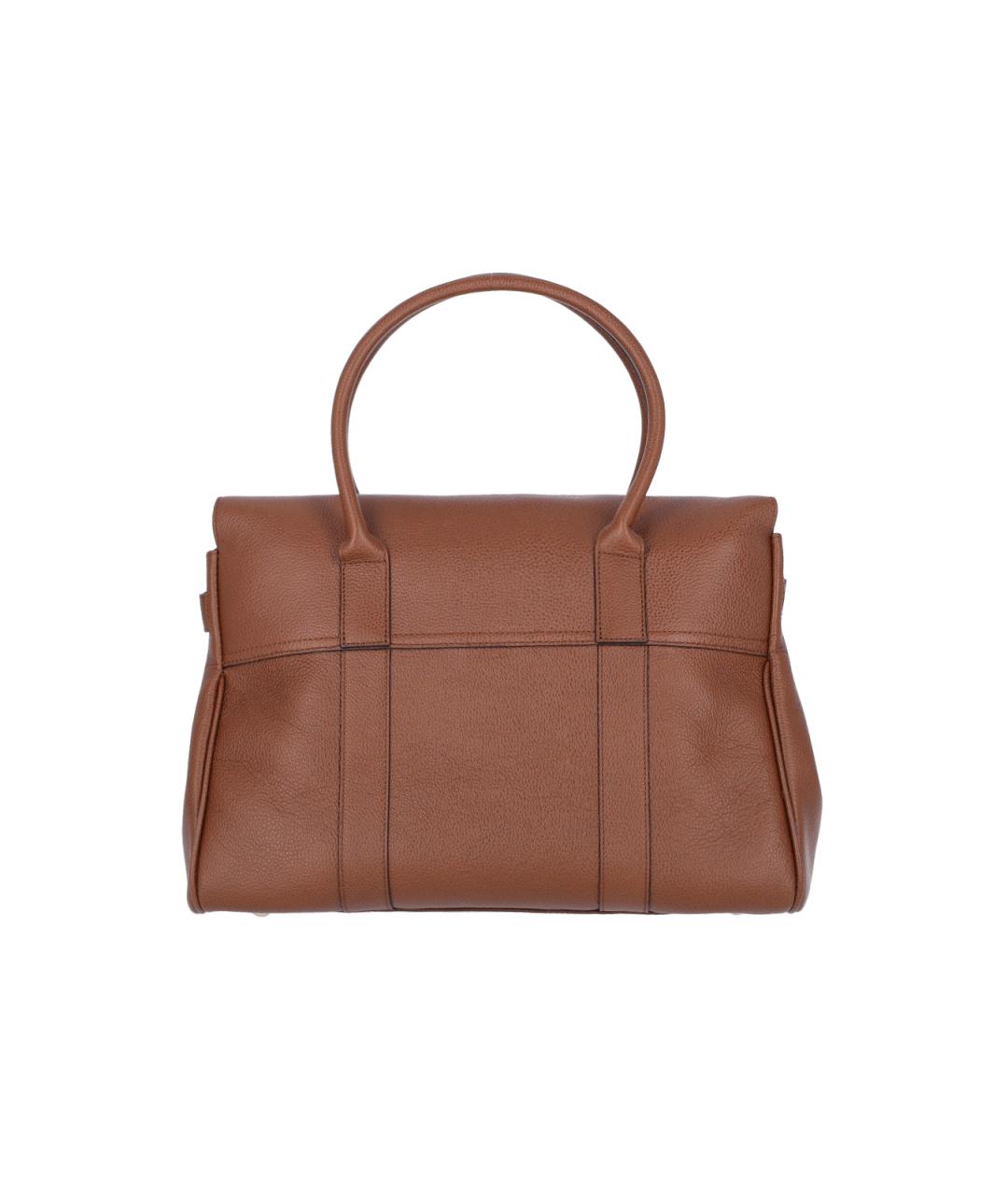 MULBERRY Коричневая кожаная сумка тоут, фото 3