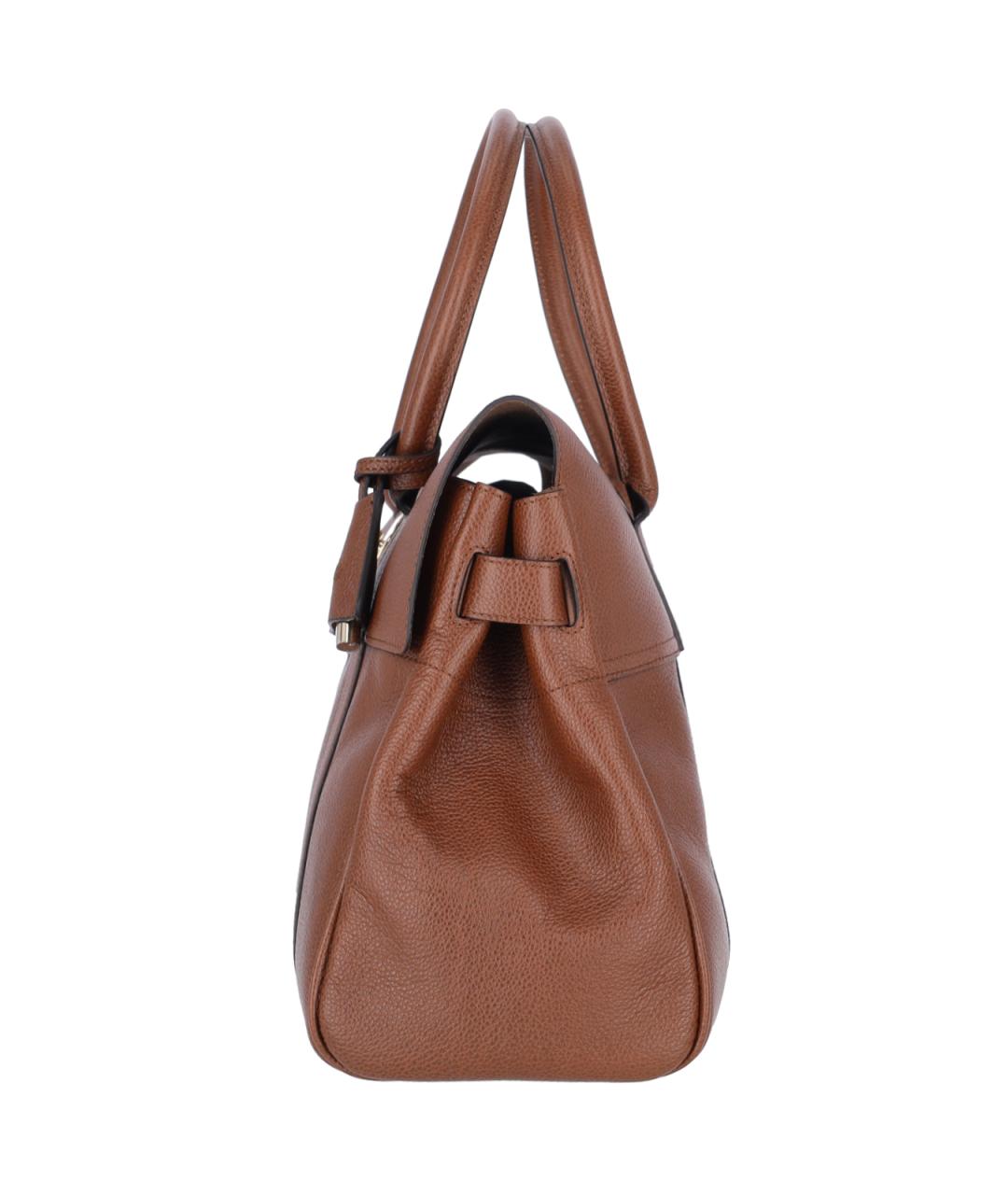 MULBERRY Коричневая кожаная сумка тоут, фото 4