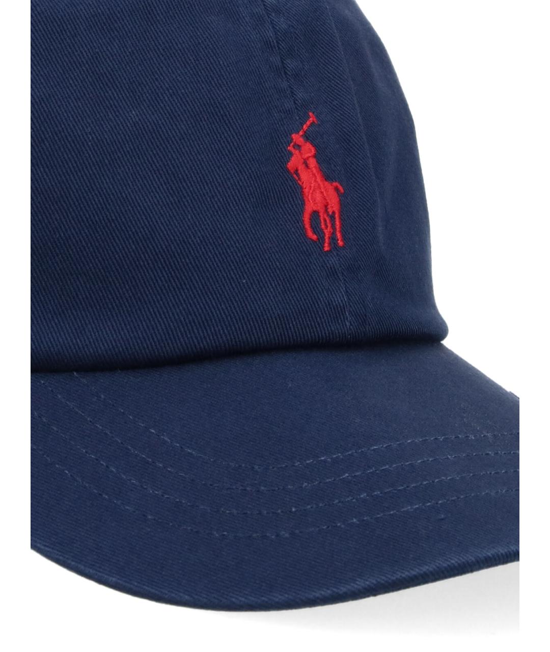 POLO RALPH LAUREN Синяя хлопковая кепка/бейсболка, фото 3