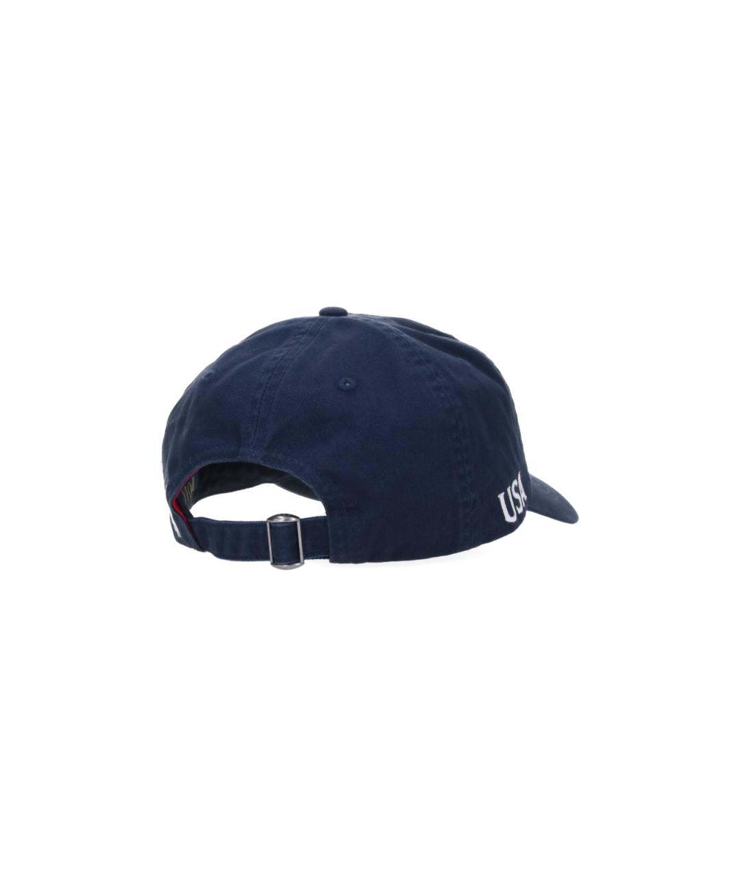 POLO RALPH LAUREN Синяя хлопковая кепка/бейсболка, фото 2