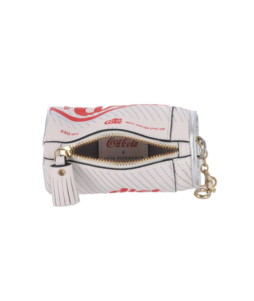 ANYA HINDMARCH Белый брелок, фото 5