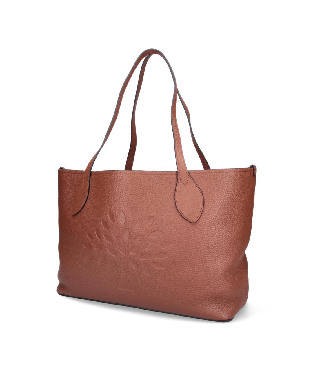 MULBERRY Коричневая кожаная сумка тоут, фото 2