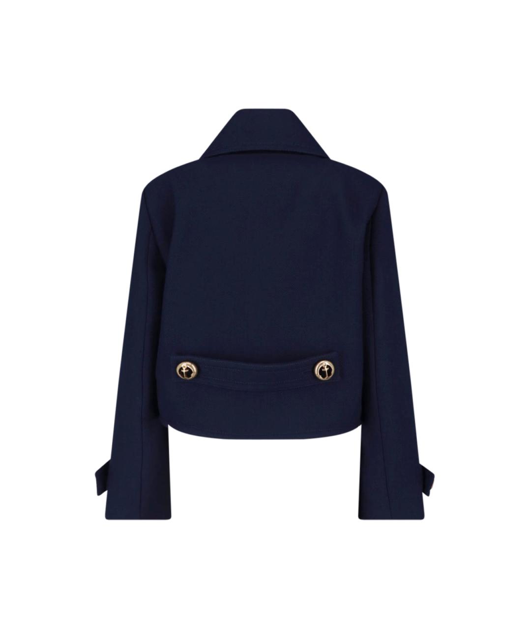 BALENCIAGA Синяя шерстяная куртка, фото 2