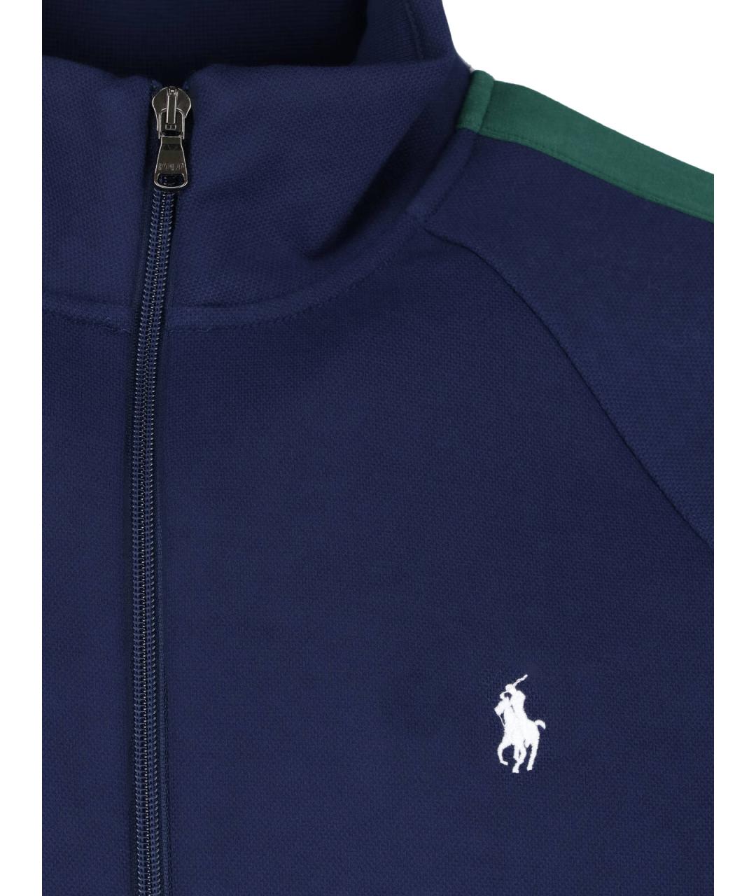 POLO RALPH LAUREN Синий хлопковый джемпер / свитер, фото 3