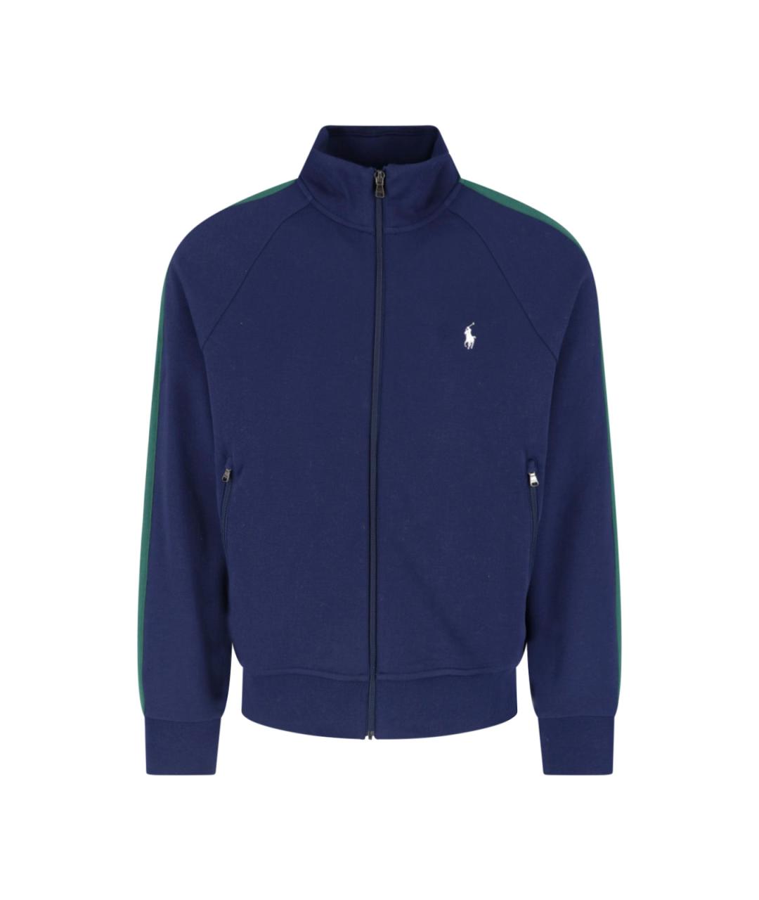 POLO RALPH LAUREN Синий хлопковый джемпер / свитер, фото 1