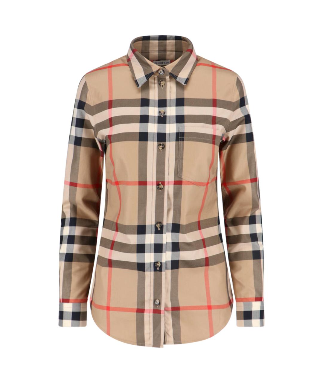BURBERRY Мульти хлопковая рубашка, фото 1