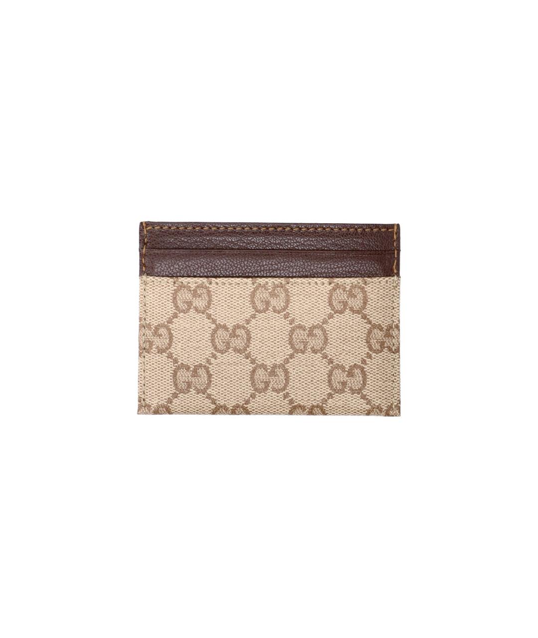 GUCCI Бежевый кардхолдер, фото 1