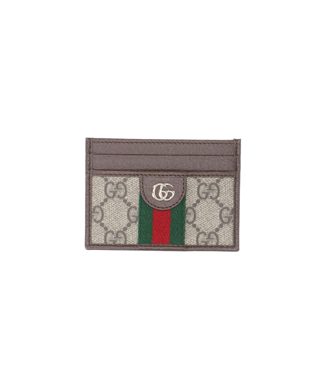 GUCCI Бежевый кардхолдер, фото 1