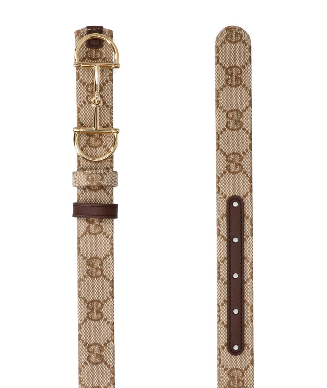 GUCCI Бежевый ремень, фото 3