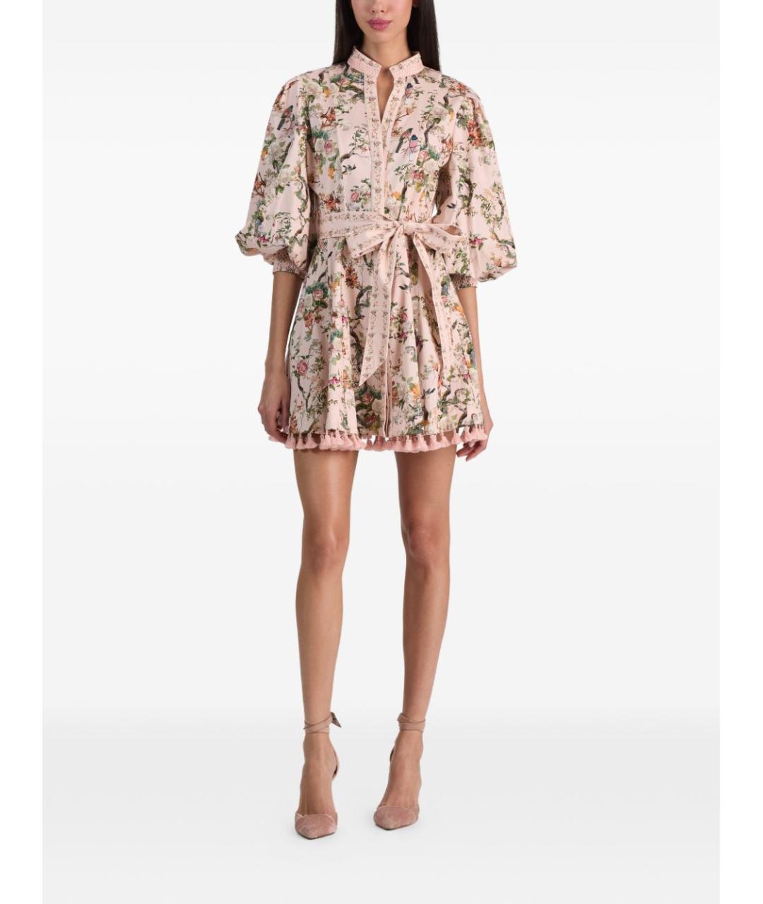ALICE+OLIVIA Розовое повседневное платье, фото 6
