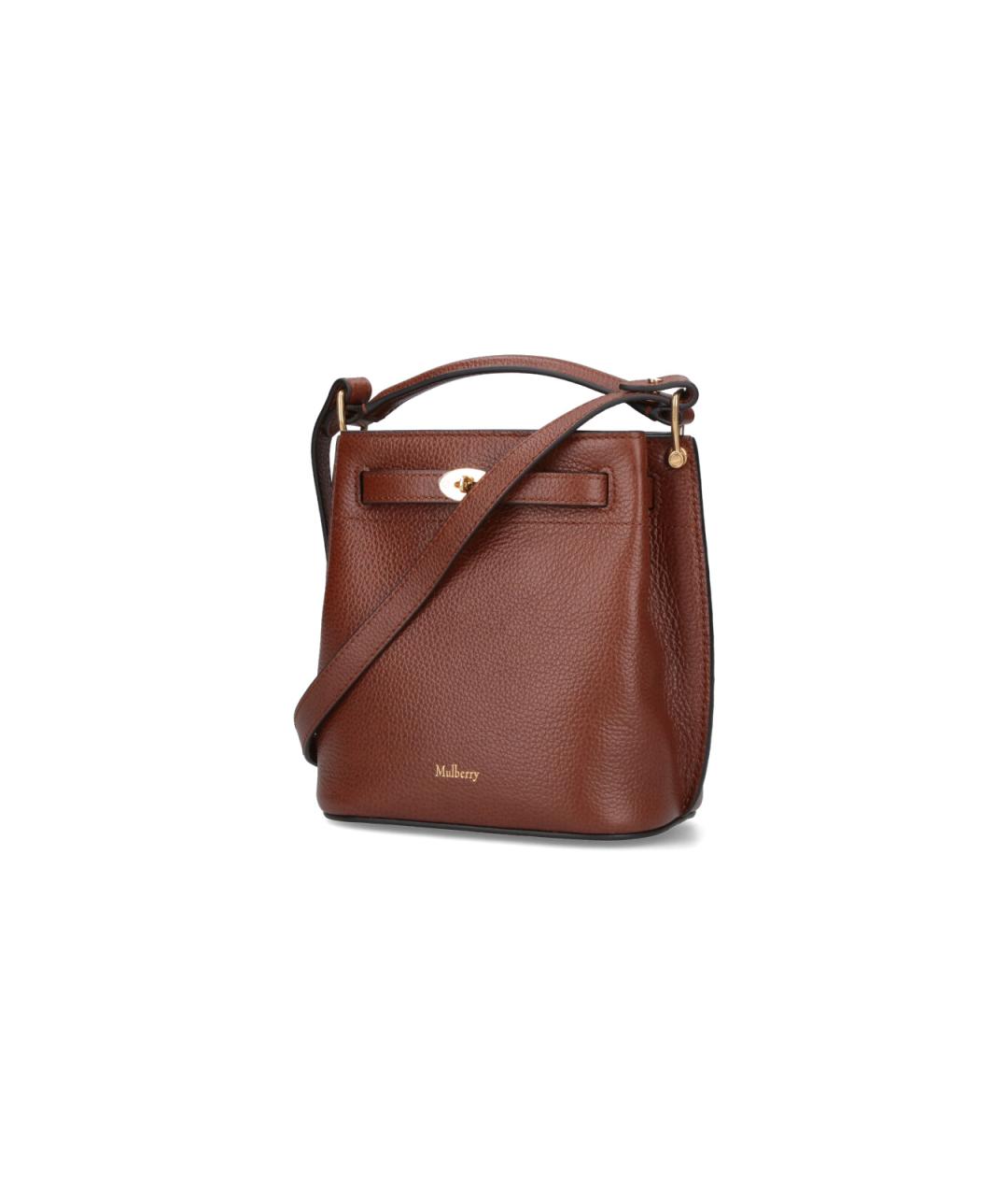 MULBERRY Коричневая кожаная сумка тоут, фото 2