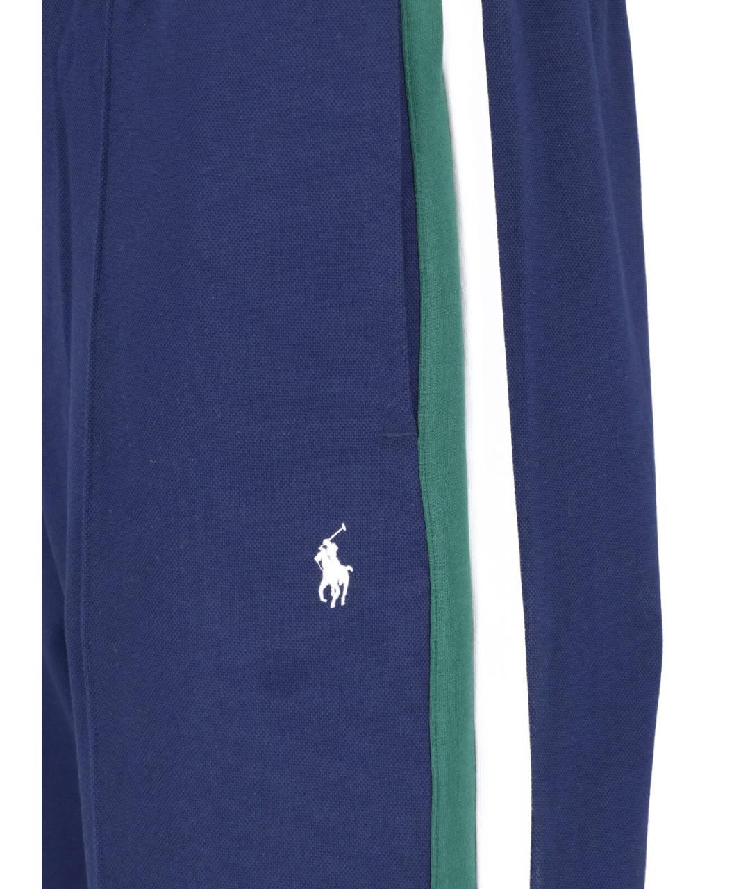 POLO RALPH LAUREN Синие хлопковые повседневные брюки, фото 5