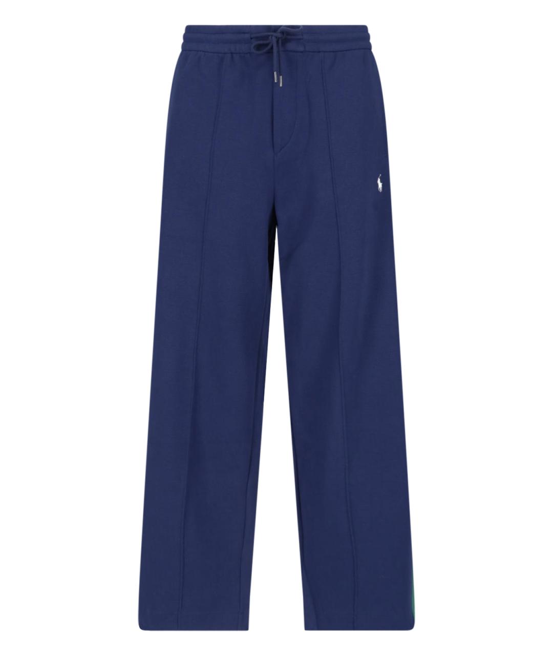 POLO RALPH LAUREN Синие хлопковые повседневные брюки, фото 1