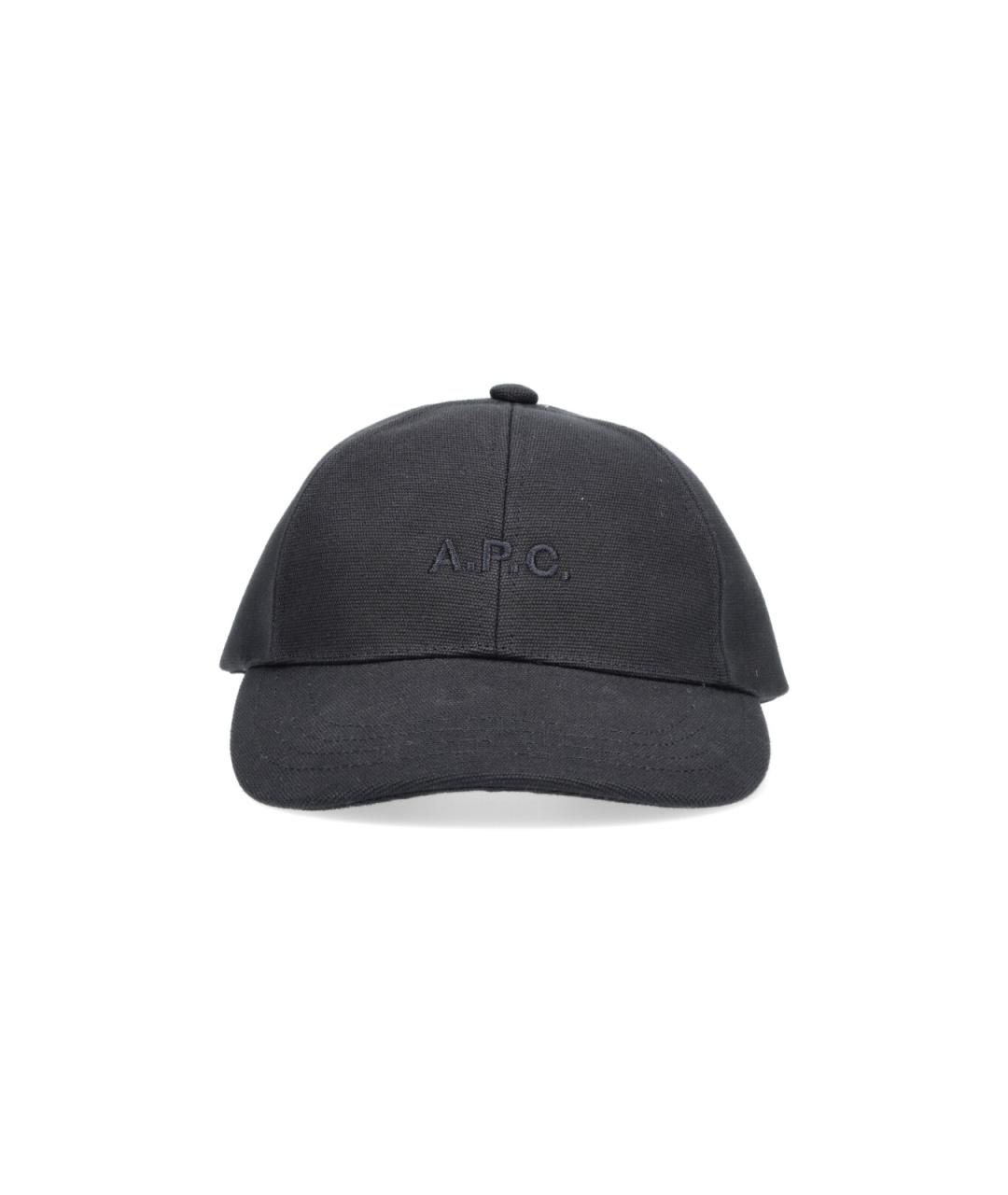 A.P.C. Черная хлопковая кепка, фото 1