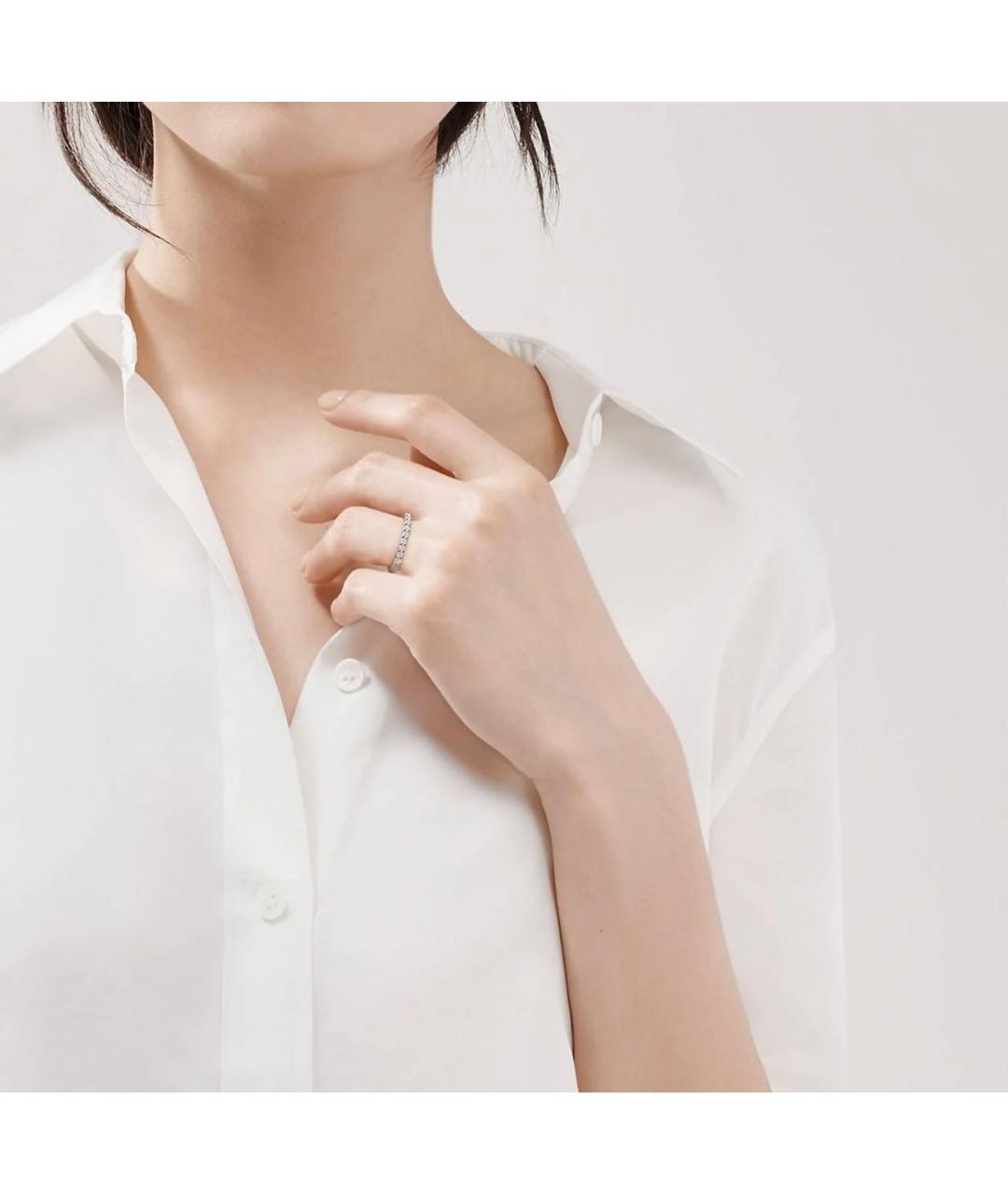 TIFFANY&CO Серебряное платиновое кольцо, фото 2