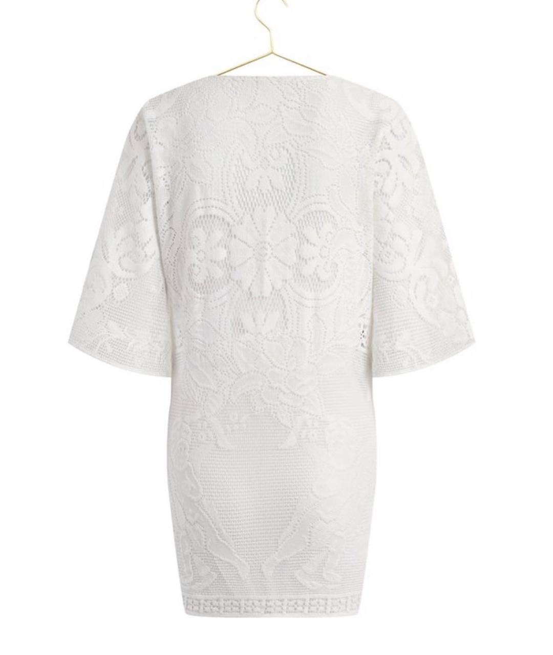 DOLCE&GABBANA Белая кружевная блузы, фото 2