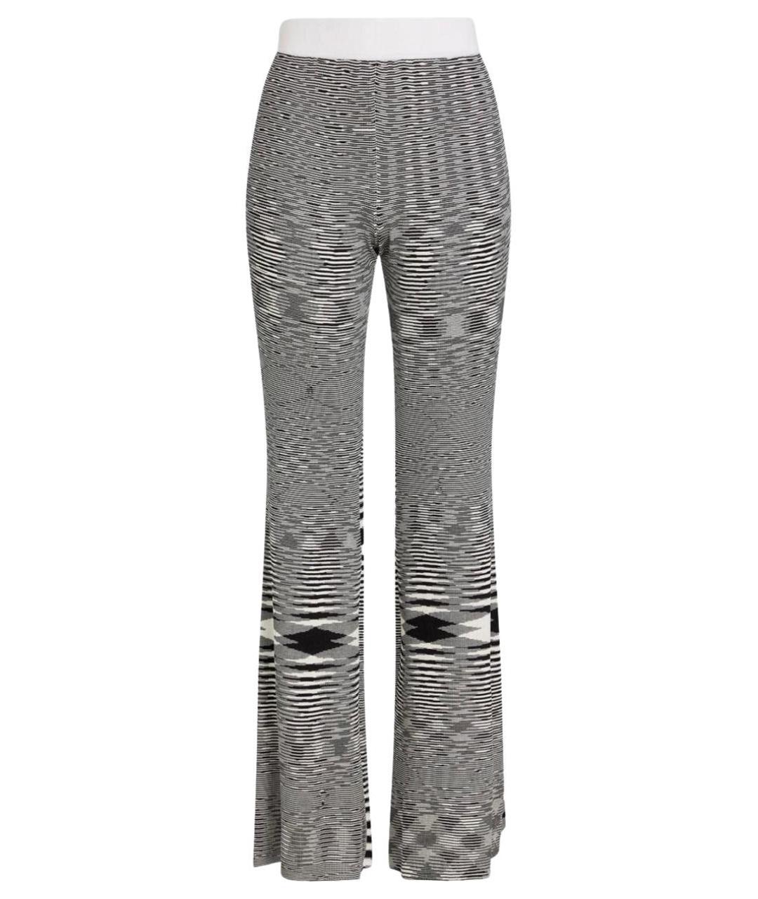 MISSONI Белые шелковые прямые брюки, фото 1