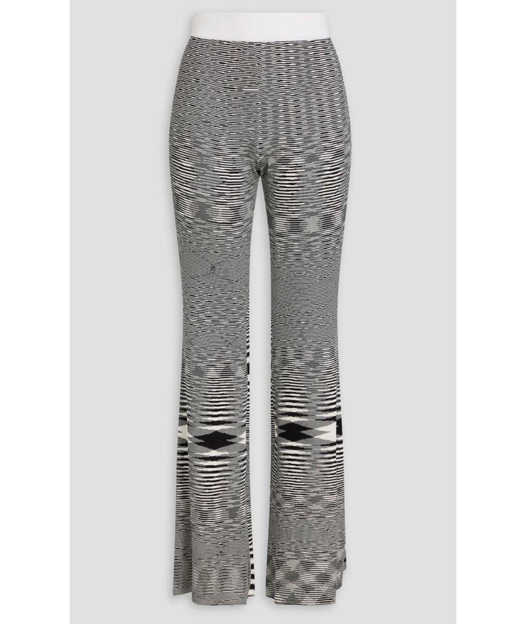 MISSONI Белые шелковые прямые брюки, фото 4