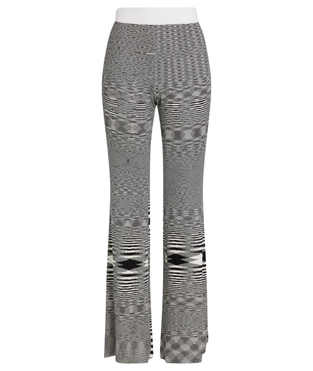 MISSONI Белые шелковые прямые брюки, фото 5