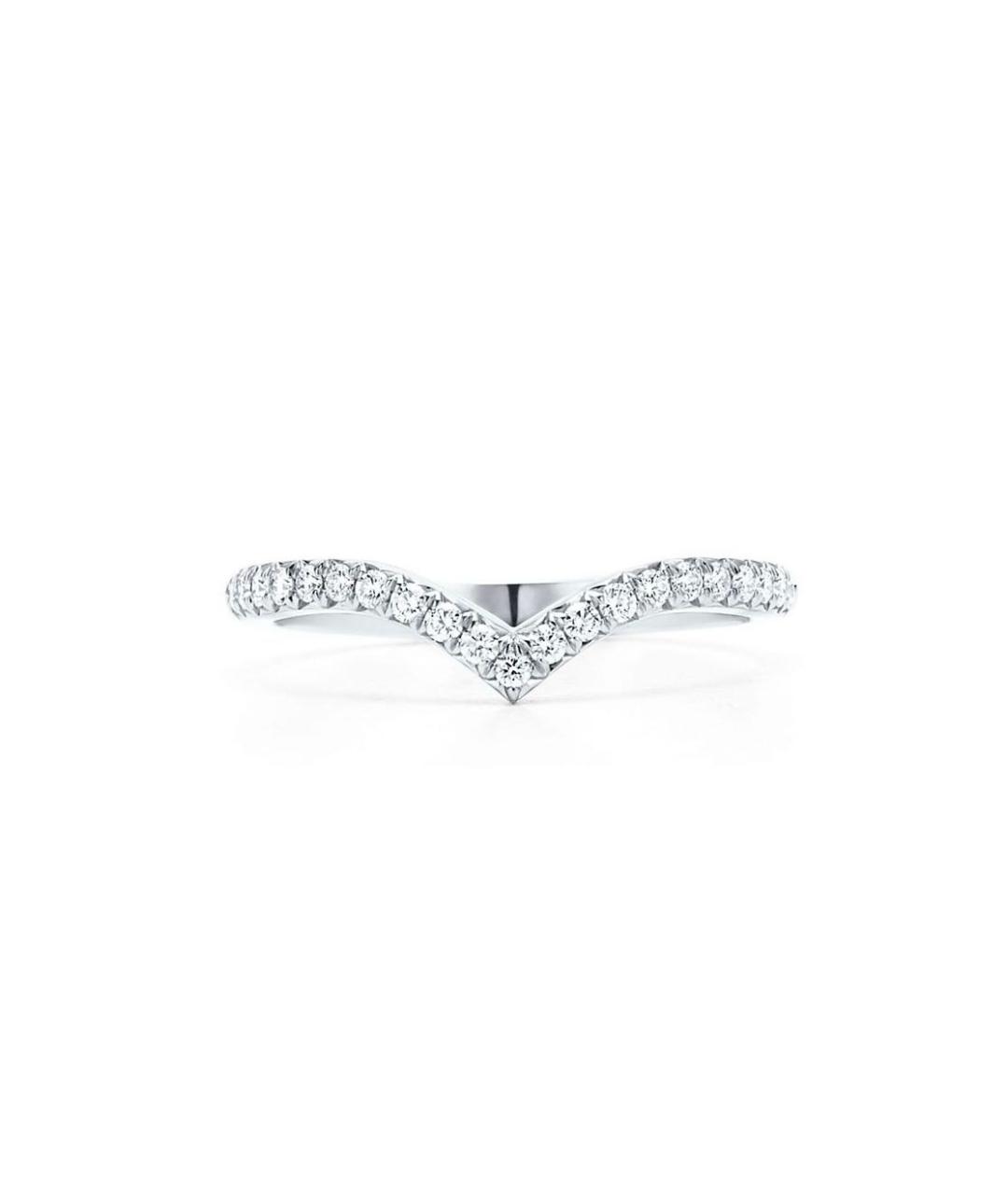 TIFFANY&CO Серебряное платиновое кольцо, фото 1