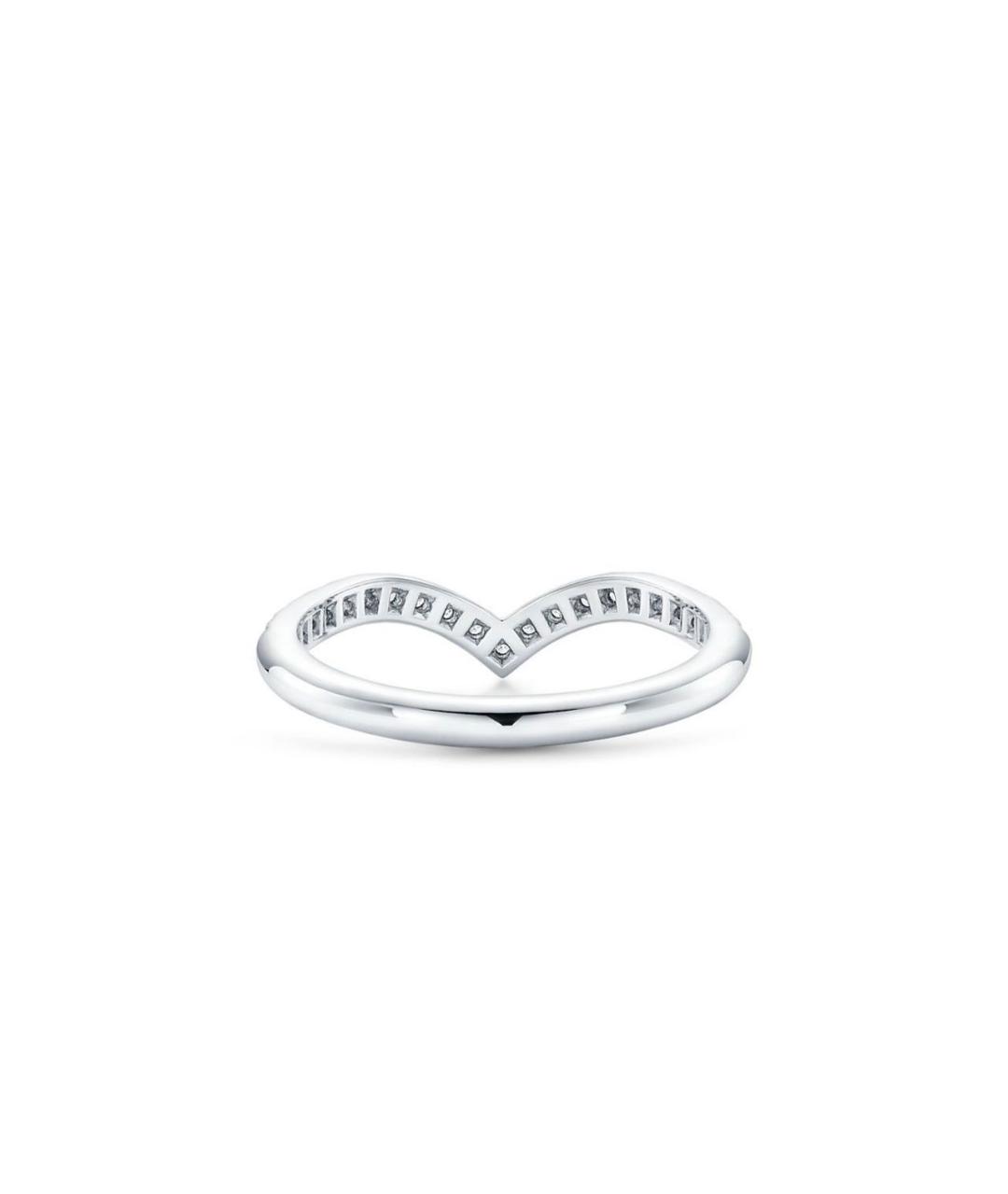 TIFFANY&CO Серебряное платиновое кольцо, фото 3