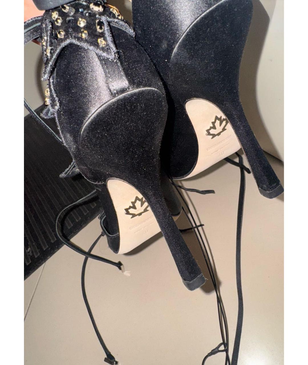 DSQUARED2 Черные туфли, фото 3