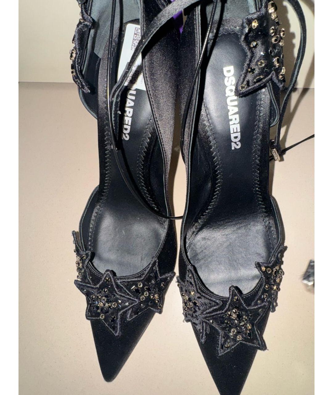 DSQUARED2 Черные туфли, фото 4