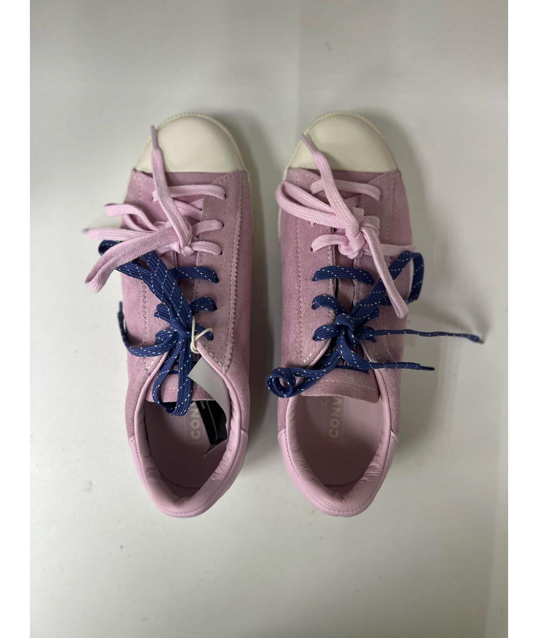 CONVERSE Розовые замшевые кеды, фото 3