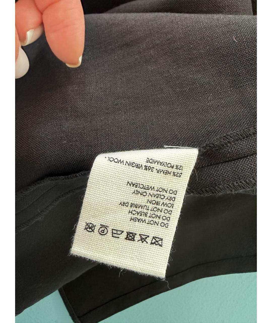 JACQUEMUS Черная юбка миди, фото 3