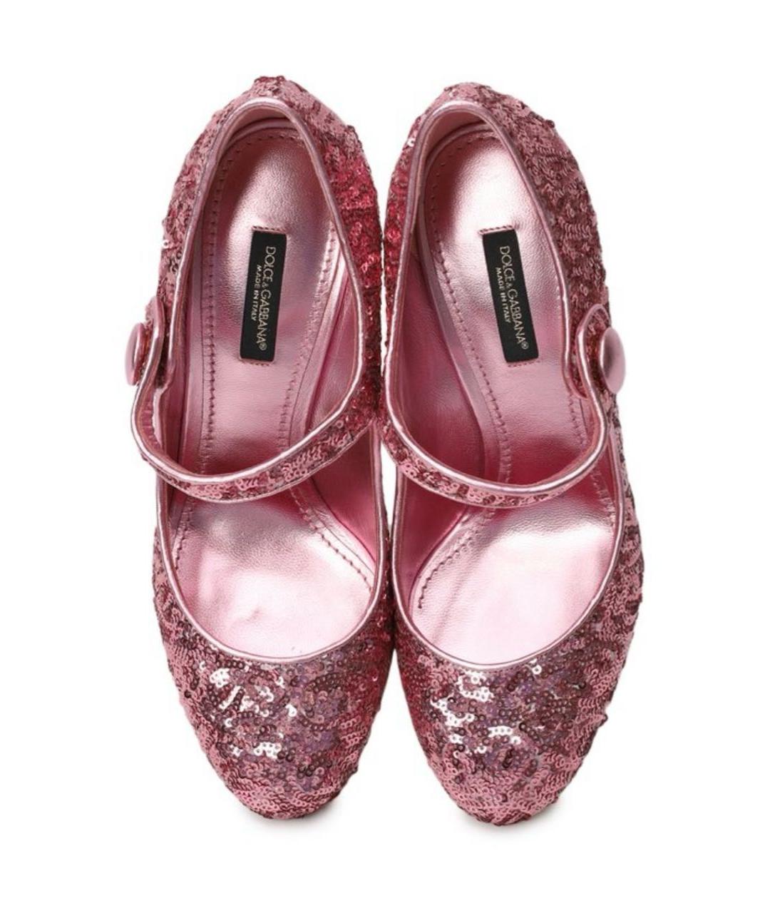 DOLCE&GABBANA Розовые туфли, фото 5