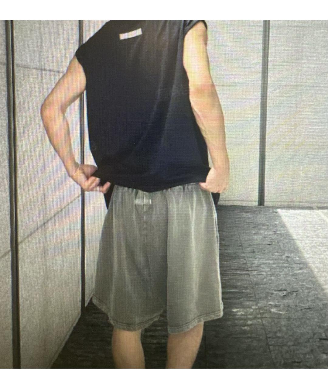 ACNE STUDIOS Серые шорты, фото 5
