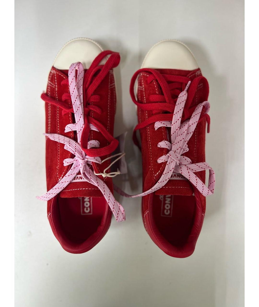 CONVERSE Красные замшевые кеды, фото 3
