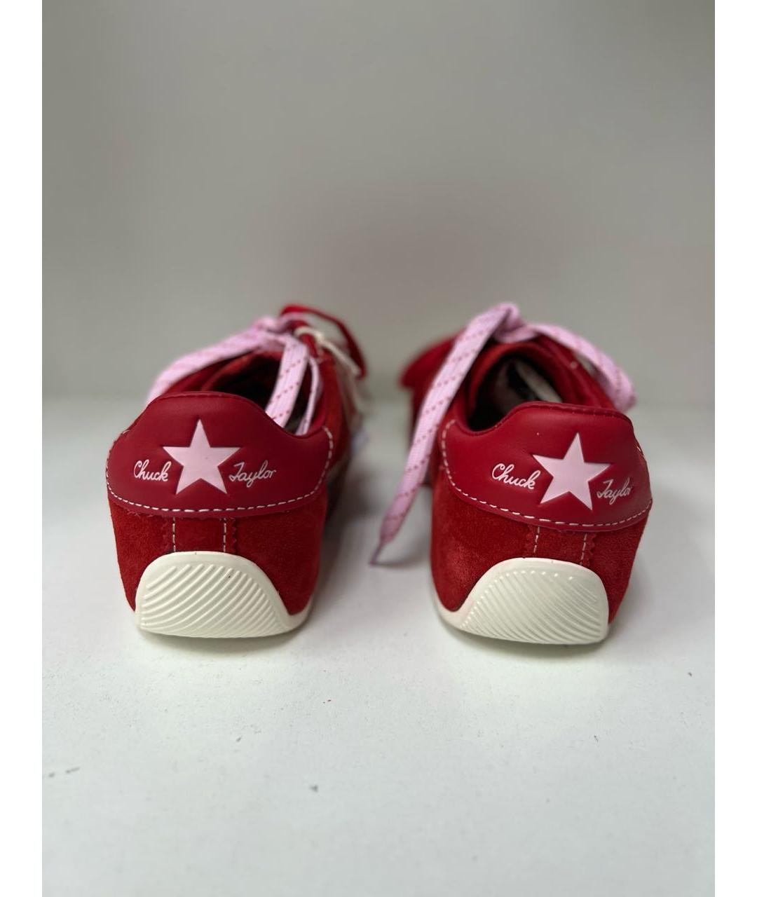CONVERSE Красные замшевые кеды, фото 4