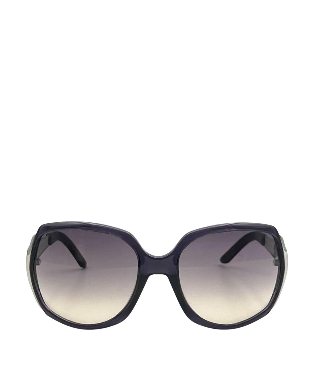 VALENTINO Фиолетовые пластиковые солнцезащитные очки, фото 1