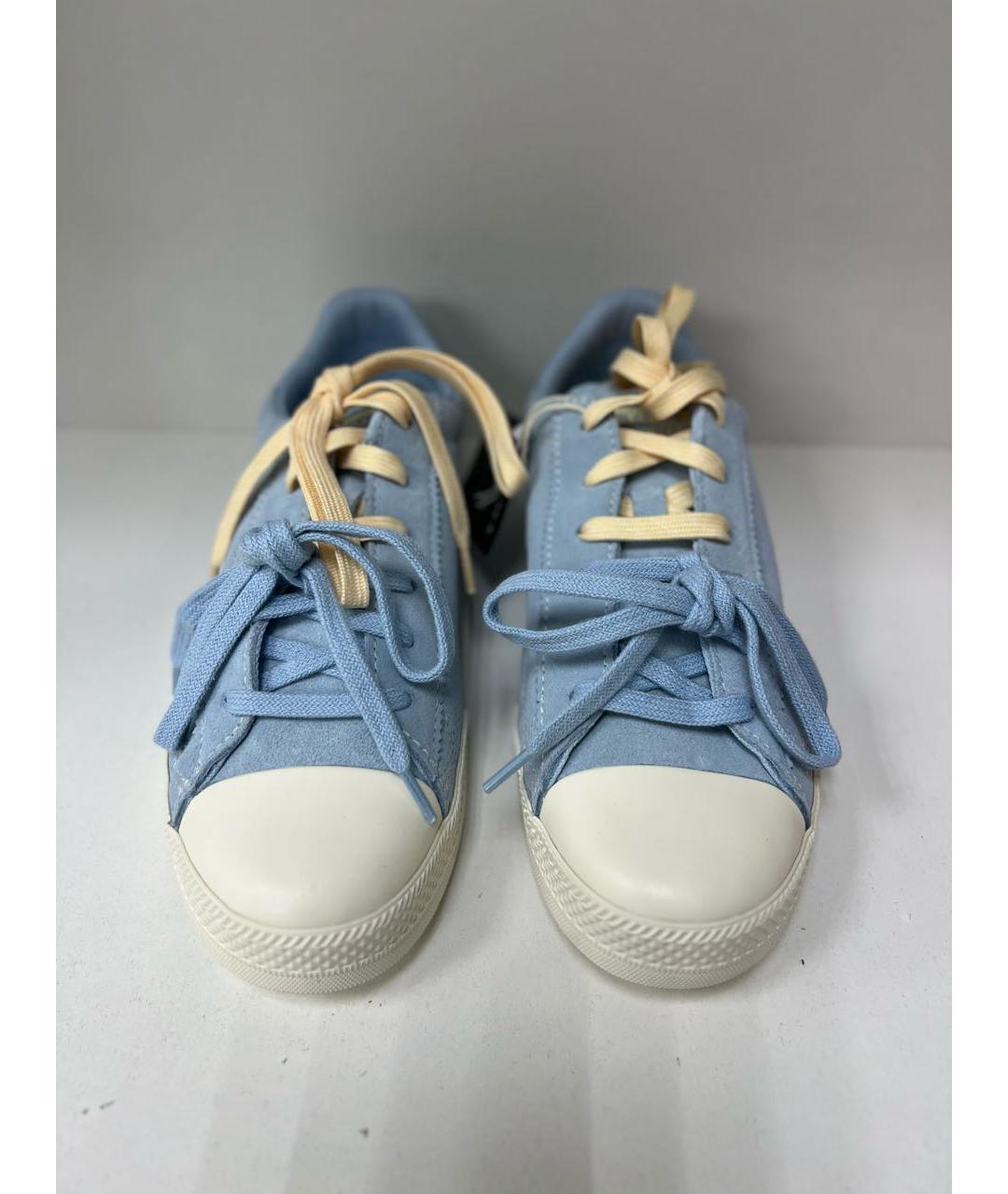 CONVERSE Голубые замшевые кеды, фото 2