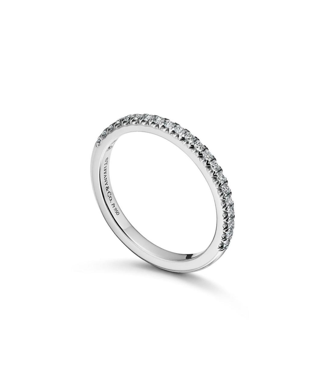 TIFFANY&CO Серебряное платиновое кольцо, фото 2