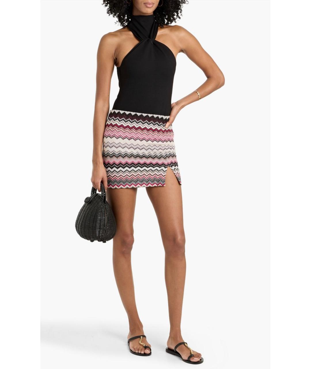 MISSONI Мульти вискозная юбка мини, фото 2