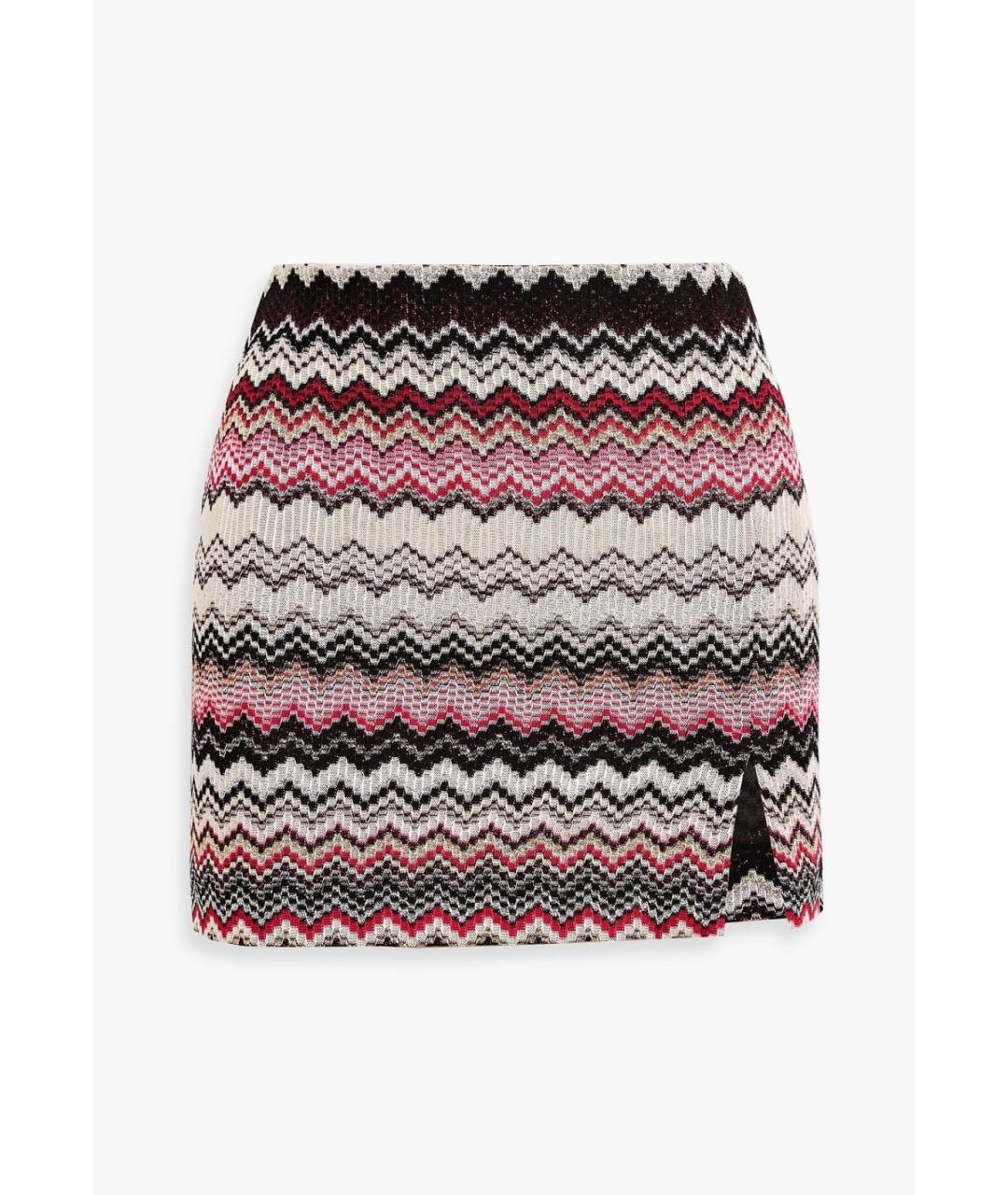 MISSONI Мульти вискозная юбка мини, фото 4