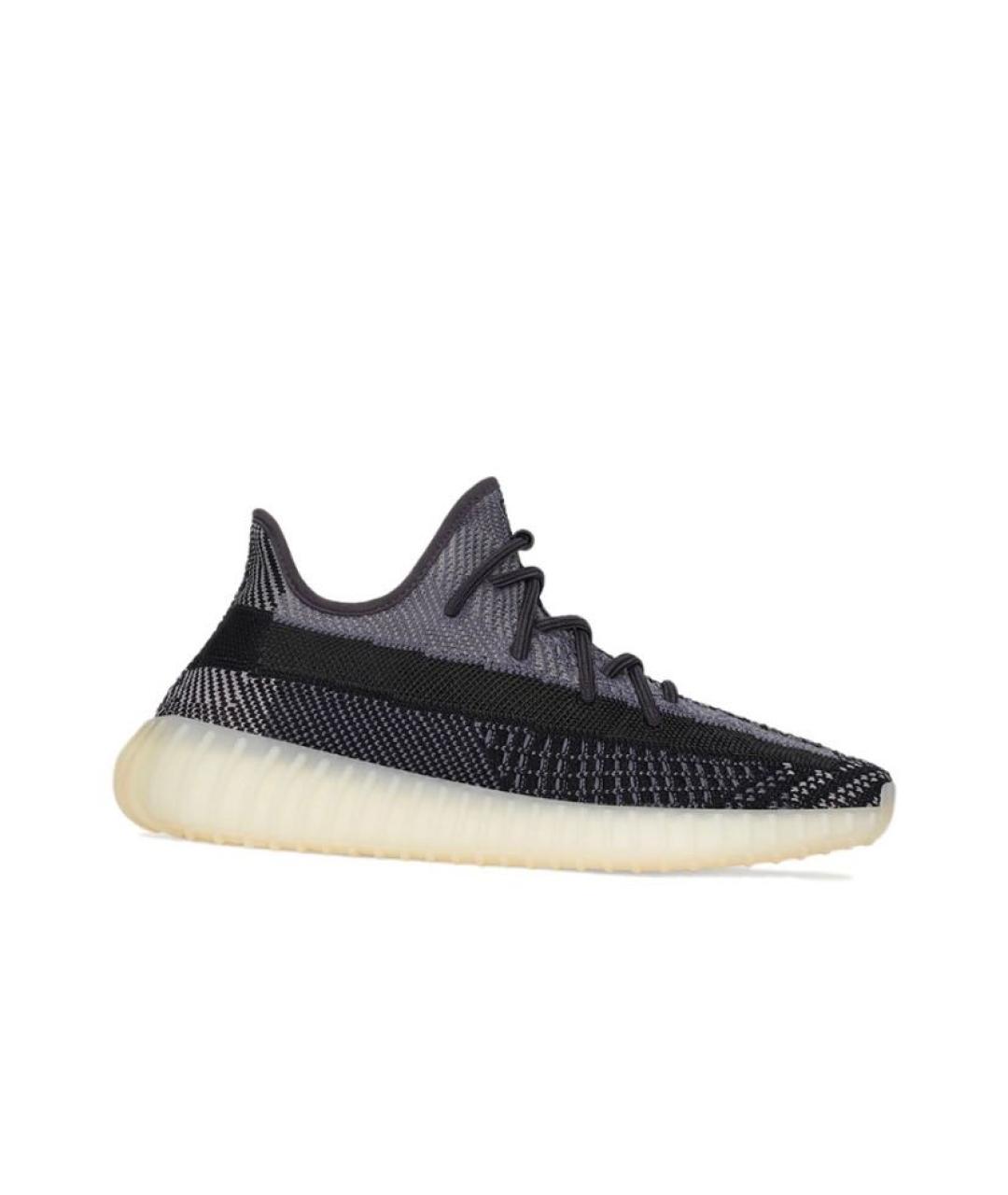 ADIDAS YEEZY Темно-синие текстильные кроссовки, фото 8
