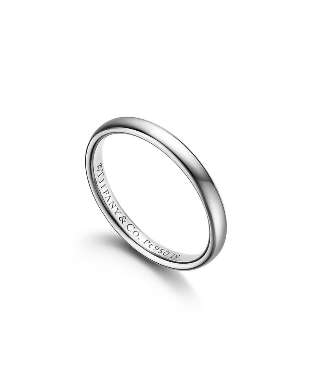 TIFFANY&CO Серебряное платиновое кольцо, фото 2