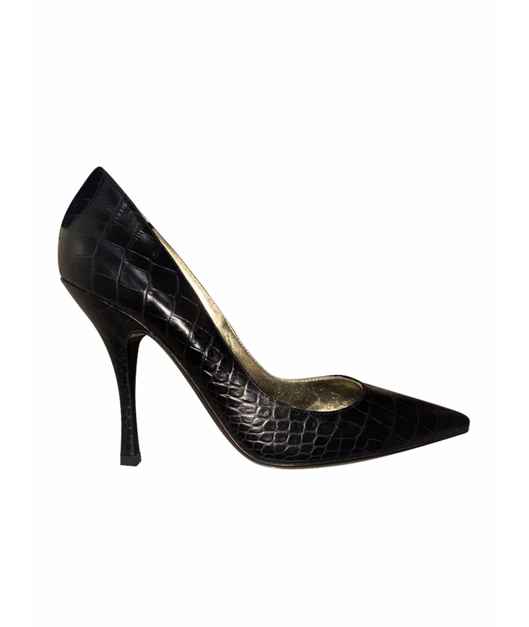 DSQUARED2 Черные кожаные туфли, фото 1